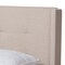Baxton Studio Lisette Modern Beige Upholstered Full Size Bed 150-8850 - alternate 3